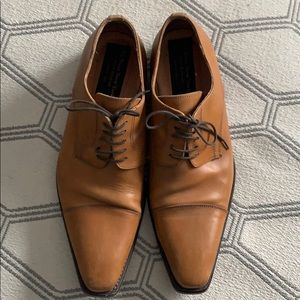 To Boot Adam Derrick Cognac Lace Up Shoe